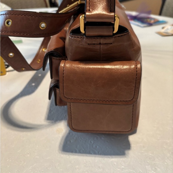 NWT Michael Kors Tan Leather Shoulder Bag - Picture 6 of 6